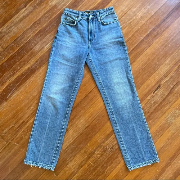 Lee Vintage Modern High Rise Straight Leg Ankle Jeans - Picture 5 of 8